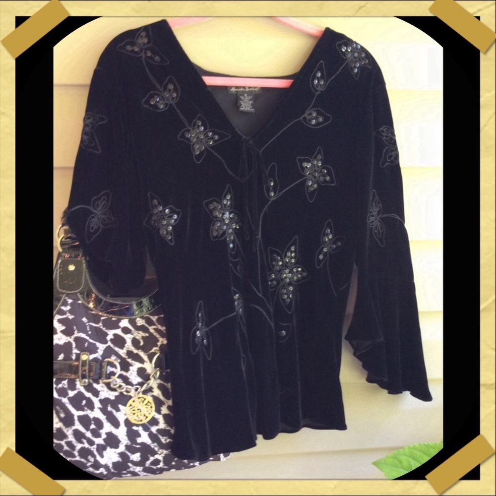 Silk/rayon Alexandra  Bartlett Top